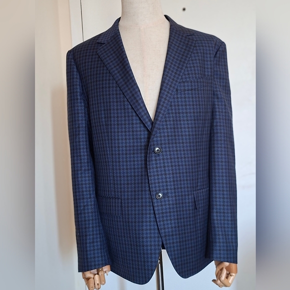 Bonobos Navy Slim Fit Sport Coat Blazer Men's Classic Tailored Jacket 2XL